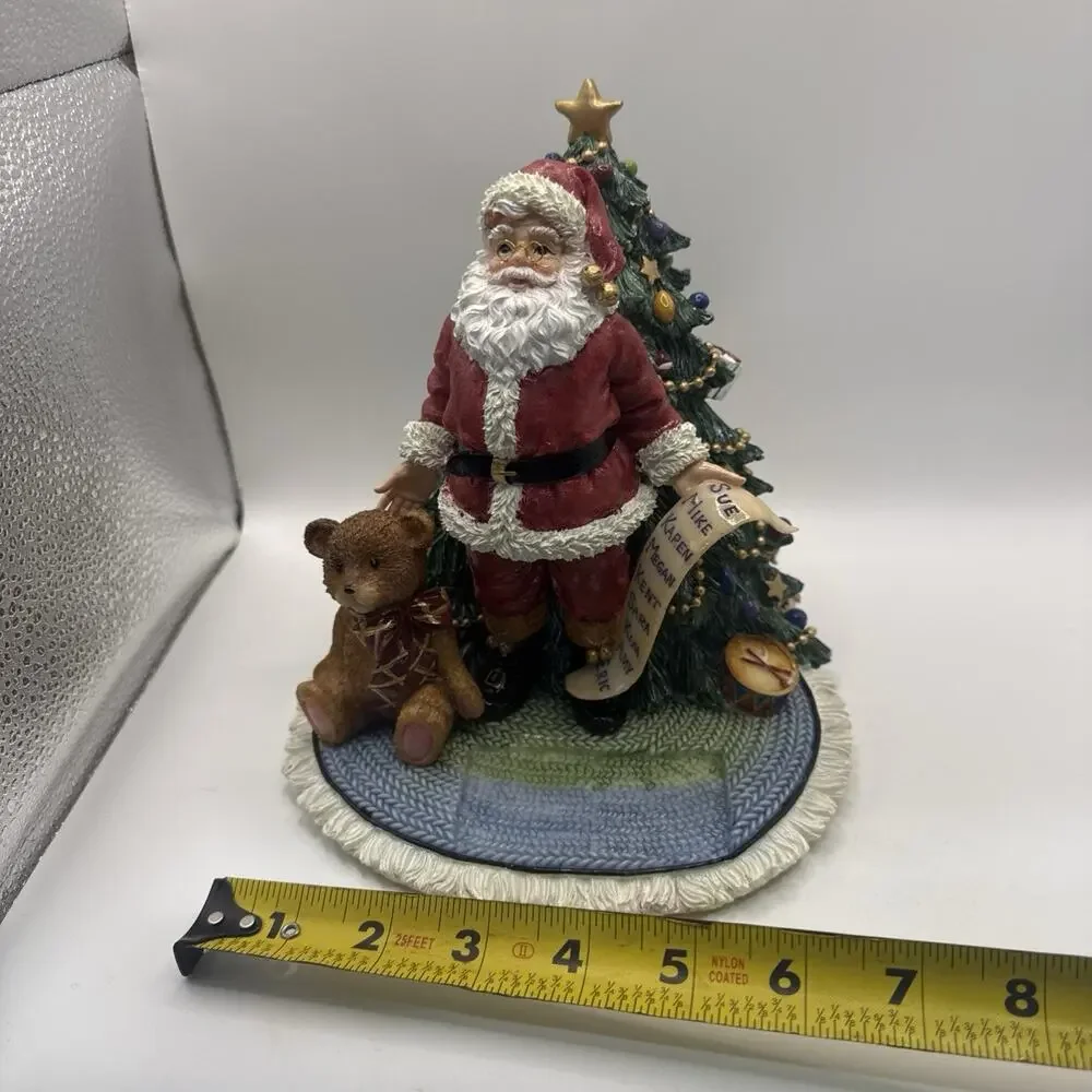 Fitz And Floyd Here Comes Santa Claus Music Box *